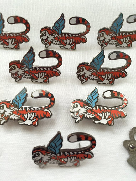 Felix The Flying Tiger Enamel Pin